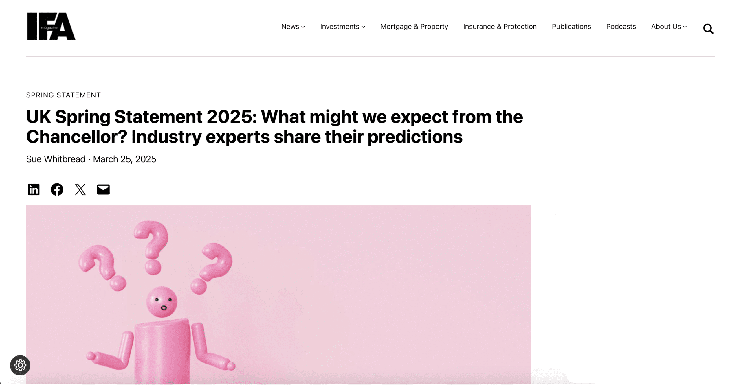 IFA Feature for Orton Financial