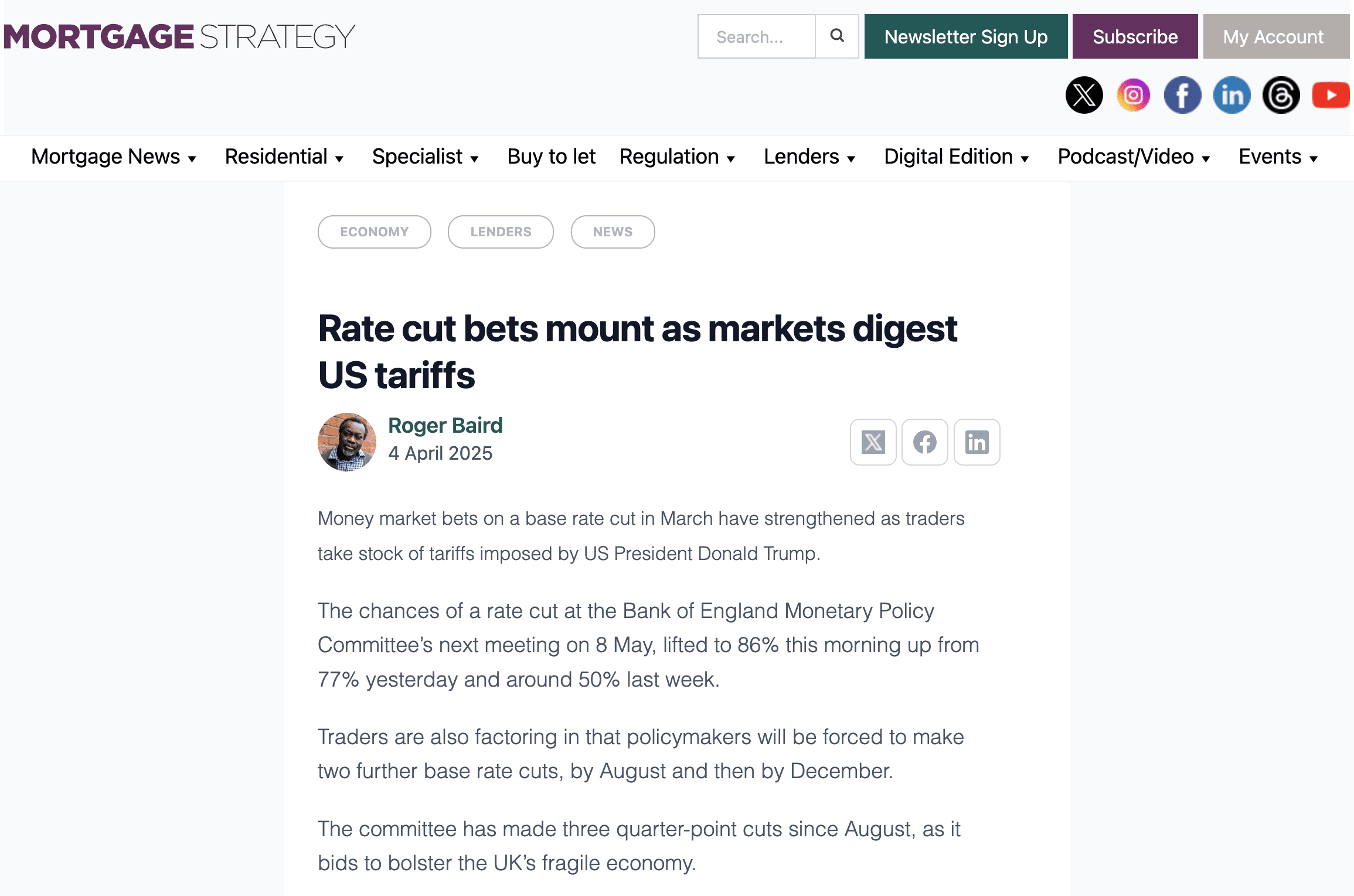 Mortgage Strategy Orton Financial Mortgage Strategy feature